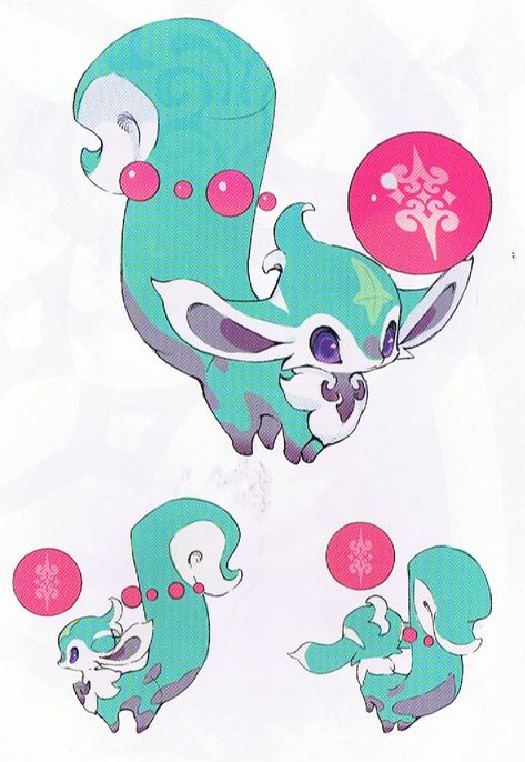 Carbuncle Creature, Final Fantasy Concept Art, World Of Final Fantasy, Witch Core, Fantasy Animals, Cute Fantasy Creatures, Creature Drawings, Fantasy Concept, Fantasy Monster