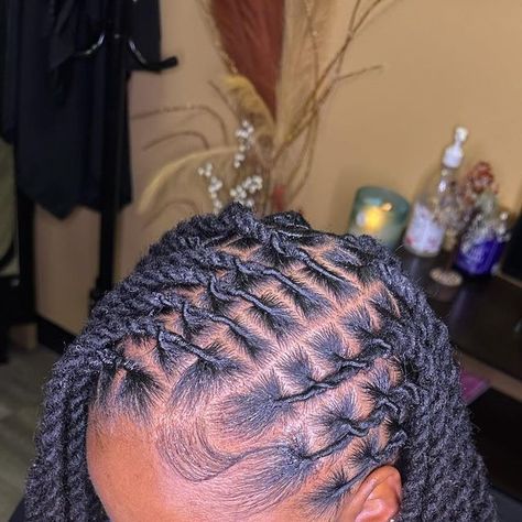 Basic Retwist Style, Loc Styles Medium Retwist, Short Loc Bob Styles, Two Strand Locs Hairstyles, 2strand Loc Styles, Loc Summer Styles, Side Part Two Strand Twist Locs, Locs Hairstyles Two Strand Twist, Loc 2 Strand Twist Styles