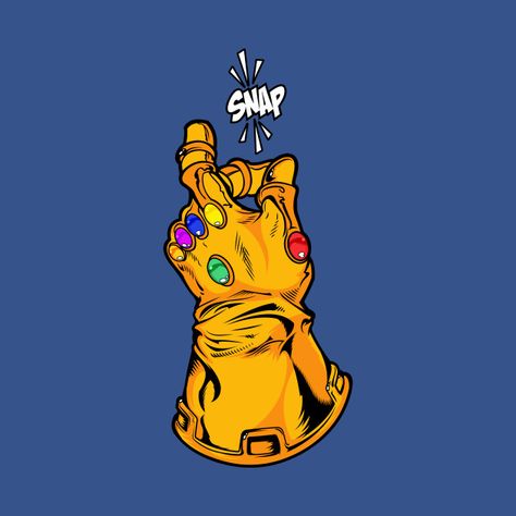 Check out this awesome 'Infinity+Gauntlet+-+SNAP' design on @TeePublic! Infinity Gauntlet Art, Infinity Gauntlet Drawing, Infinity Gauntlet Tattoo, Infinity Gauntlet Comic, Thanos Gauntlet, Marvel Design, The Infinity Gauntlet, Infinity Gauntlet, Thanos Marvel