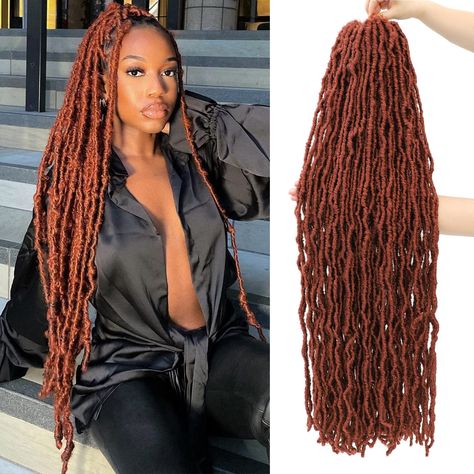 Soft Locs Crochet, Pre Looped Crochet Hair, Faux Locs Crochet, Crochet Faux Locs, Soft Locs, Hair For Black Women, Faux Hair, Locs Crochet, Crochet Hair Extensions