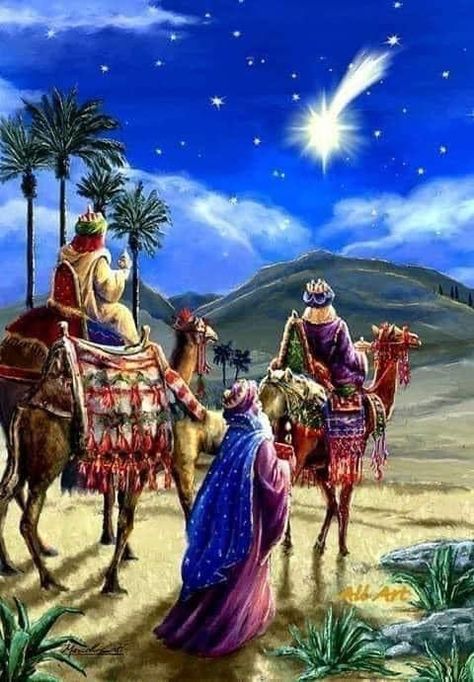 Nativity Scene Pictures, Štědrý Den, The Three Wise Men, Roi Mage, We Three Kings, Vintage Christmas Images, Meaning Of Christmas, Three Wise Men, Christmas Labels