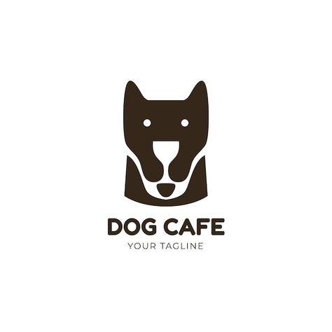 Pet Cafe Logo, Dog Cafe Logo, Vet Logo, Cat Pet Shop, Sushi Logo, Negative Space Logo, Pet Cafe, Pet Shop Logo, Coffee Shop Logo Design