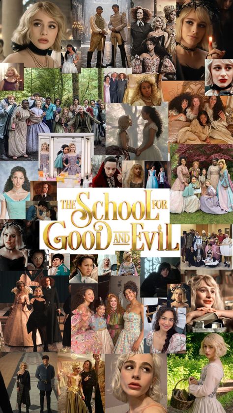 The School For Good And Evil Movie Poster, The School For Good And Evil Wallpaper, School For Good And Evil Wallpaper, The School Of Good And Evil, School For Good And Evil Aesthetic, The School For Good And Evil Aesthetic, Film Rekomendasi, School Of Good And Evil, Evil Background