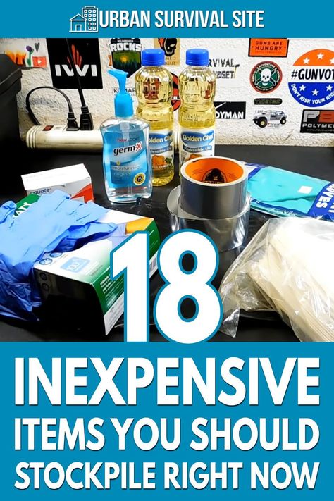 This video lists 18 inexpensive survival items you should get. Most of these things can be found in your local dollar store. Survival Supplies List, Dollar Tree Survival Items, Basic Prepping Supplies, Otc Meds To Stockpile, Survival Books Emergency Preparedness, How To Prepare For When Shtf, Survival Prepping Diy, Survival Food Storage, Emergency Preparedness Food Storage