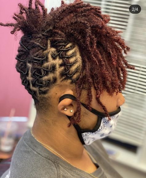 Short Dread Updos For Black Women, Short Locs Hairstyles Short Locs Hairstyles Updo, Dreadlock Hairstyles Short Locs, Loc Upstyles For Women, Loc Mohawk Styles Women, Women Loc Styles Short, Locs Mohawk Styles Women, Loc Styles Long Locs, Short Dreads Styles For Women Black Loc Hairstyles