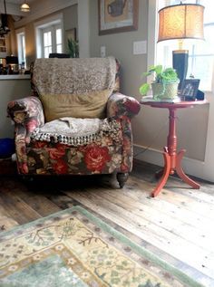 Grandma's Chair Cosy Chair, Cozy Chair, Granny Chic, Reading Corner, Comfy Chairs, Cozy Place, Home House, House Tour, Cozy Corner