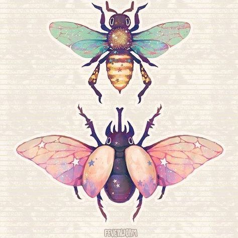 Bug Tattoo Design, Love Bug Tattoo, Beetle Drawing, Beetle Illustration, Spring Stickers, Beetle Art, Bug Tattoo, Bug Art, Animal Doodles