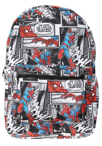 Spider Man Backpack Aesthetic, Spider-man Backpack, Spider Backpack, Spider Man Gifts, Spider Man Backpack, Spiderman Backpack, Aesthetic Warning, Clover Wallpaper, Spider Man Comic