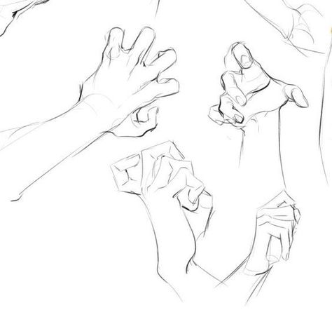 Hands Up Reference, Hand Reference Art, Hand Holding Microphone Drawing, Rough Hands, Drawing Examples, Hand Drawing Reference, Anatomy Sketches, Hand Reference, Body Reference Drawing