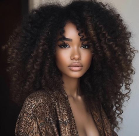 Cabello Afro Natural, Curly Crochet Hair Styles, Big Curly Hair, Beautiful Curly Hair, Curly Hair Inspiration, Hair Crush, American Woman, Long Curly Hair, Love Hair