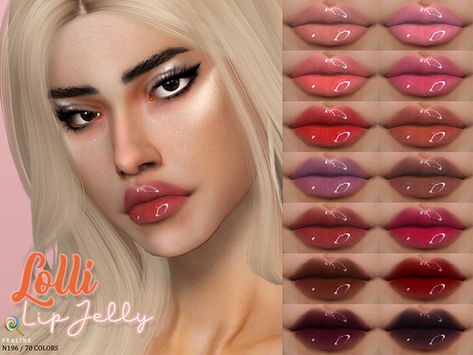 Sims 4 Cc Skin Lips, Praline Sims 4 Cc, Sims 4 Beauty Cc, Praline Sims, Sims Makeup, Sims 4 Cc Eyes, Sims 4 Tsr, Die Sims 4, The Sims 4 Skin