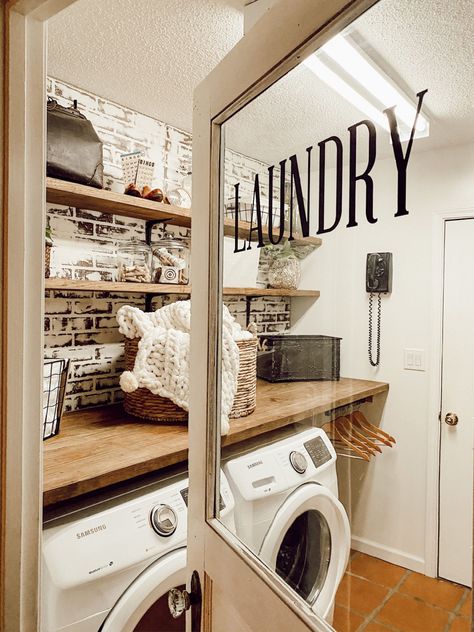 Laundy Room, Dream Laundry Room, Laundry Room Doors, Laundry Room Renovation, Farmhouse Laundry, Farmhouse Laundry Room, Laundry Room Remodel, Laundry Room Inspiration, Laundry Decor