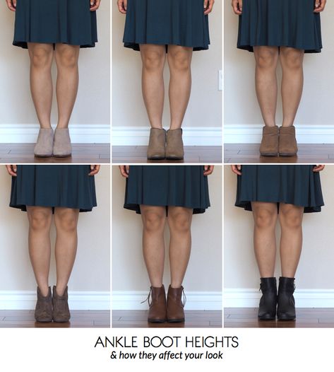 Choosing the Right Pair of Ankle Boots - Putting Me Together Short Boots With Dresses, Flat Ankle Boots Outfit, Booties With Skirt, Short Dress With Boots, Ankle Boots Skirt, Ankle Boots With Leggings, Dress With Ankle Boots, Ankle Boots With Jeans, Boots Fall Ankle