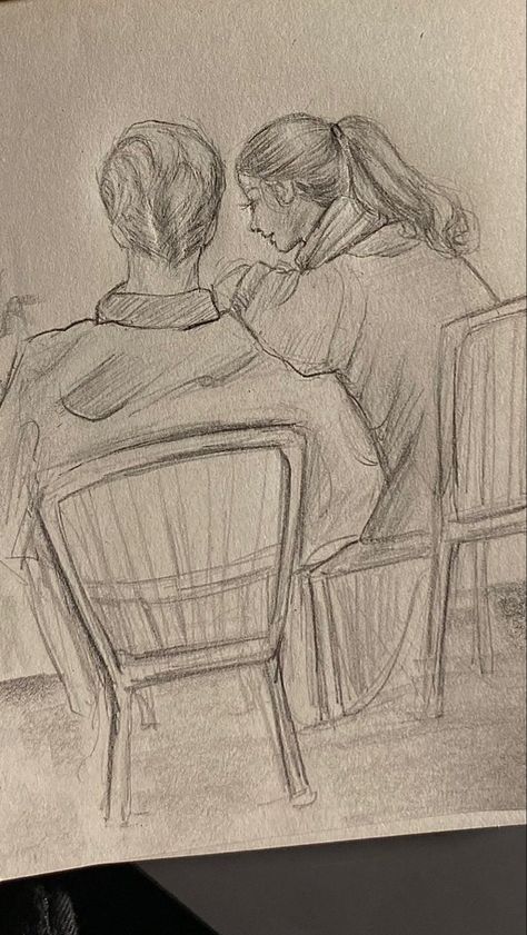 Couple Drawing Ideas, Drawing Ideas Sketch, Make Him Feel Loved, Make Him Feel Special, Friends Sketch, Futurisme Retro, Couple Drawing, Pencil Sketch Images, Easy Love Drawings