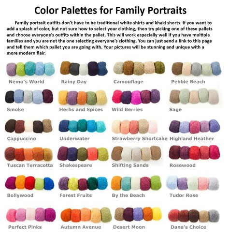 Picture Color Schemes, Crochet Blanket Colors, Happy Birthday Flowers Gif, Family Portrait Outfits, Creative Photography Projects, Yarn Color Combinations, Photos Bff, Color Schemes Colour Palettes, Family Coloring