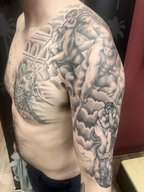 Sistine Chapel Tattoo, Chapel Tattoo, D Tattoo, Sistine Chapel, Friend Tattoos, Portrait Tattoo, Melbourne, Tattoos, Quick Saves