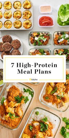 1600 Calorie Meal Plan, Meal Planing Ideas, Meal Planing, High Protein Recipes Dinner, High Protein Meal Plan, Protein Meal Plan, Lean Protein Meals, Plane Food, High Protein Dinner