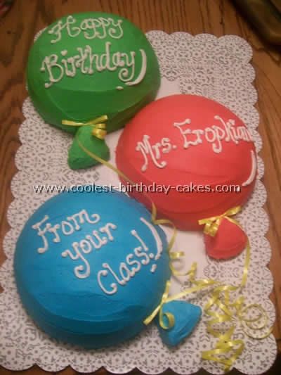 I so want to make this cake for Tyler's balloon party, but not sure if my bowls are this round. I Have Changed, Diy Birthday Cake, Homemade Birthday Cakes, 1st Birthday Cakes, Our Birthday, Balloon Cake, Balloon Birthday, Special Occasion Cakes, Cool Birthday Cakes