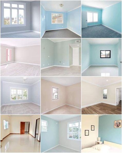 Hall Paint Colors, Bedroom Wall Paint Colors, Room Color Design, Green Walls Living Room, Small House Blueprints, Hall Colour, Best Bedroom Colors, Room Color Combination, Wall Color Combination