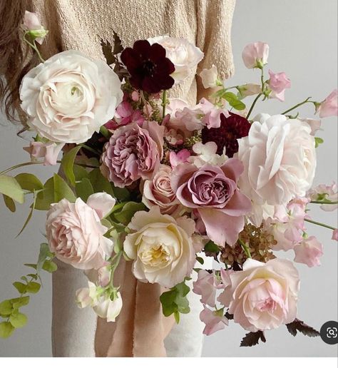 Winsome Floral, Olive Green Weddings, Mauve Wedding, Blush Wedding Flowers, Winter Bouquet, Winter Wedding Colors, Winter Wedding Flowers, Rose Wedding Bouquet, White Bridal Bouquet