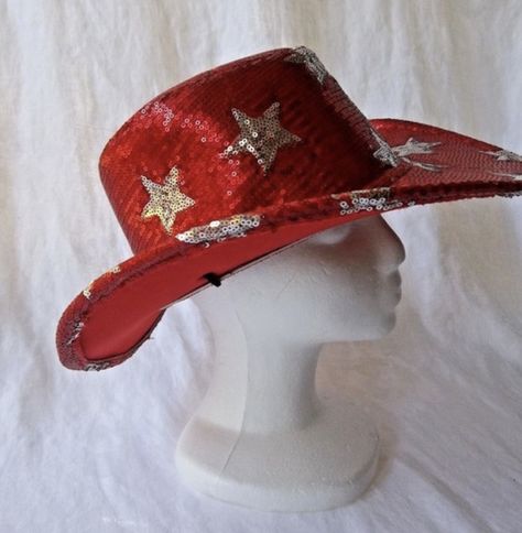 Red Cowboy Hat, Cool Things, Cowboy Hat, Concert Outfit, Cowboy Hats, Cowboy, Concert, Hats, Red