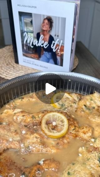 Melissa Kauper on Instagram: "Comment “link” for my Chicken 🍋 Francaise recipe! Straight from my grandmother to me to you! I absolutely can’t WAIT for you to MAKE IT! And… my cookbook, “Make it! The Best of Melissajorealrecipes” can be found at the link in my bio! Hardcover or digital! It holds All of my BEST family recipes, one pot meals, soups, 30 minute meals, party pleasers, and desserts! The link for my cookbook is in my bio! Now all you have to do is… Make it! 💥 🇮🇹 @centofinefoods @becomefound #cookbook #chickenfrancaise #italianrecipes" Melissa Joe Real Recipes, Melissa Jo Real Recipes, Chicken Francaise Recipe Easy, Baked Chicken Francaise Recipe, Chicken Mirabella Recipe, Melissajorealrecipes Chicken, Tuscan Crockpot Chicken Melissa Jo, Chicken Mirabella, Mealtime With Melissa