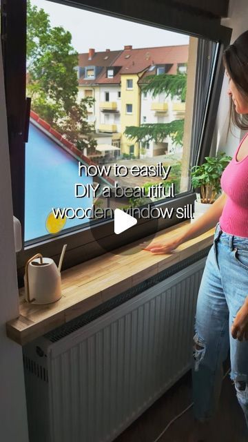 Adding A Window Sill, Painted Window Sill, Install A Window In A Wall, Window Sills, How To Make A Window Sill, To The Window To The Wall Tiktok, Window Sill Ideas, How To Widen Window Sill, Diy Window Sill