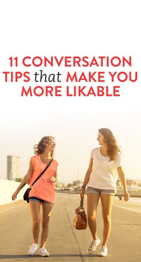 11 Conversation Tips That Make You More Likable :: Some good ideas for shy people or for those of us who don't love small talk but are often in situations where you need to actually engage in small talk Conversation Tips, Guitar Keys, Shy People, Good Ideas, Small Talk, How To Be Likeable, Make New Friends, Life Advice, Public Relations