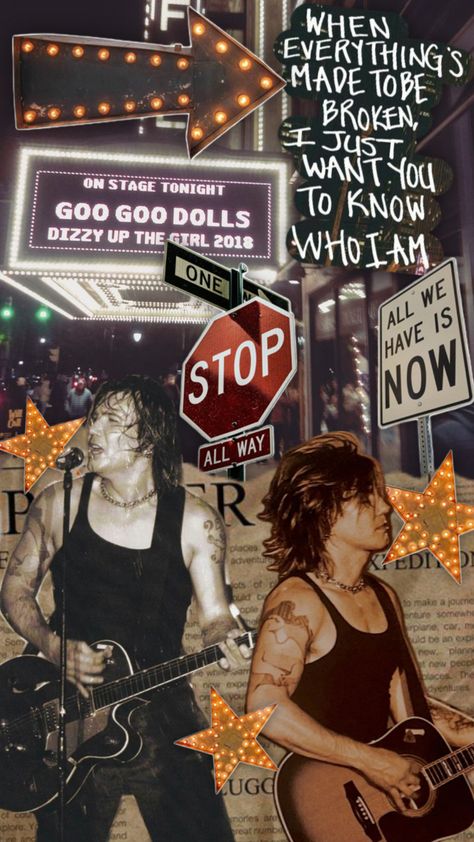 Band: The Goo Goo Dolls The Goo Goo Dolls, Goo Gone, Writing Inspiration Tips, Goo Goo Dolls, Doll Aesthetic, Couch Potato, Music Themed, Writing Inspiration, Aesthetic Art