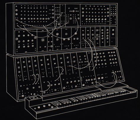 Moog Synthesizer, Synthesizer Music, Analog Synth, Electro Music, Music Tech, Batik Art, Retro Graphics, Let It Out, Control Panels