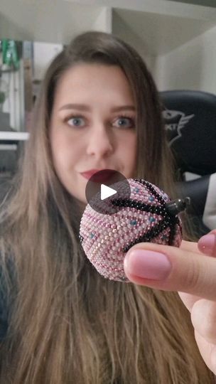 2.4K views · 1.2K reactions | Christmas bead crochet ball making process ❤️ tutorials on my channel www.youtube.com/danysska #beading #beadingcrochet #diy #beading #crochet #diy #handmade #christmasdecor | Daniela Schmiedbergerová | danysska · Original audio Beading Crochet, Diy Beading, Crochet Ball, Christmas Bead, Crochet Diy, Bead Crochet, Beads And Wire, Christmas Balls, Christmas Crochet