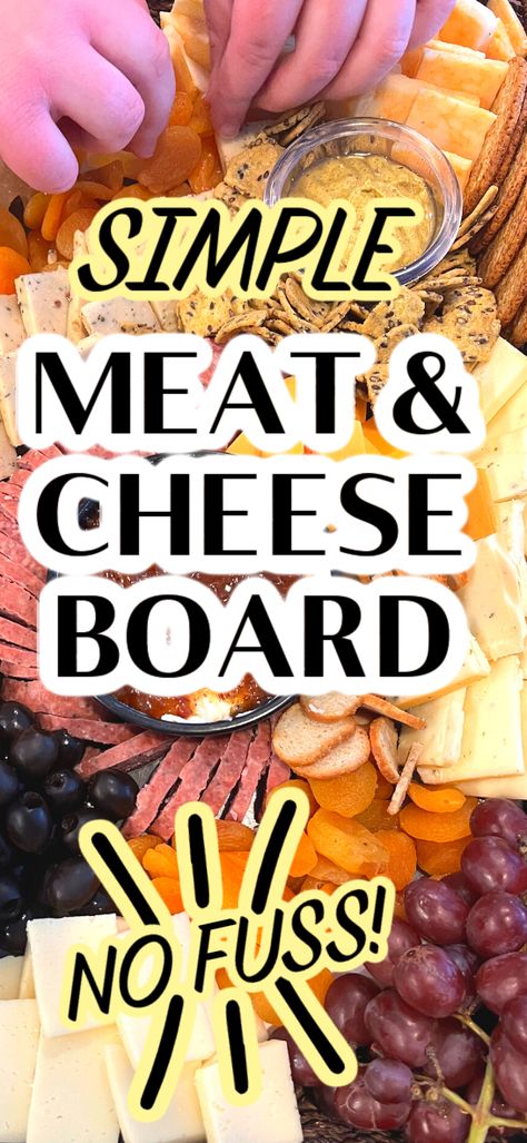 Meat Cheese Tray Ideas, Cheese And Meat Charcuterie Board Ideas, Cheese Meat Platter, Meat And Cheese Board Ideas Simple, Meat Platters For Entertaining, Meat And Cheese Charcuterie Boards, Meet And Cheese Board, Churcurie Board Ideas Easy, Meats And Cheese Board