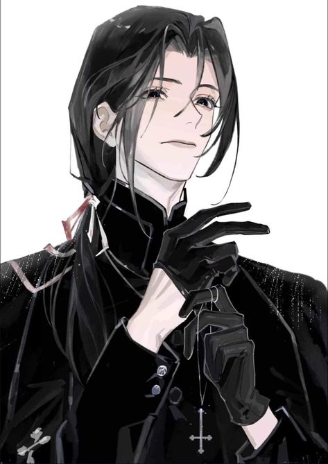 Anime Boy Long Black Hair, Long Haired Anime Guys, Long Hair Anime Men, Anime Boys With Long Hair, Male Long Hairstyles Drawing, Long Hair Male Oc, Oc Black Hair, Long Hair Drawing, Anime Guy Long Hair