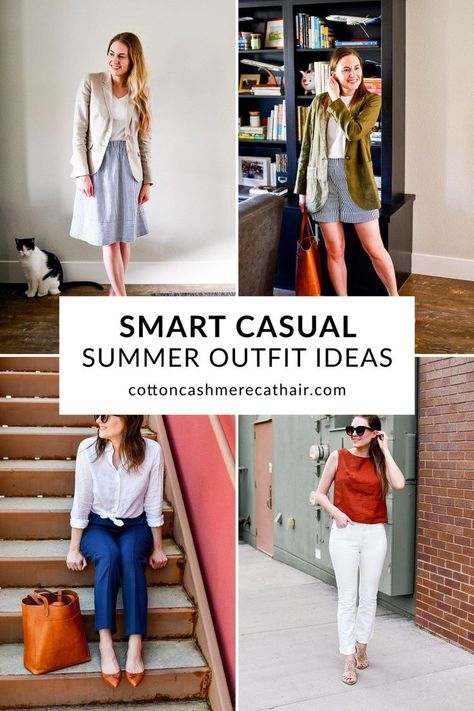 Diner Outfits, Summer Smart Casual, Smart Casual Women Outfits, Rok Outfit, Smart Casual Women, Smart Casual Dress, University Outfit, Wear To Work Dress, Smart Outfit