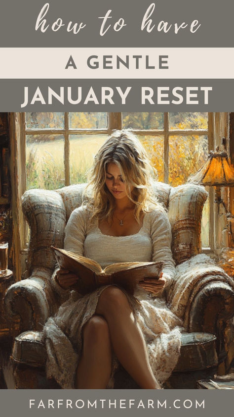 How to Have a Gentle January Reset Stay At Home Wife Routine, January Reset, Stay At Home Wife, Reset Routine, Winter Wellness, Seasonal Living, Hygge Lifestyle, Peaceful Home, Wife Life