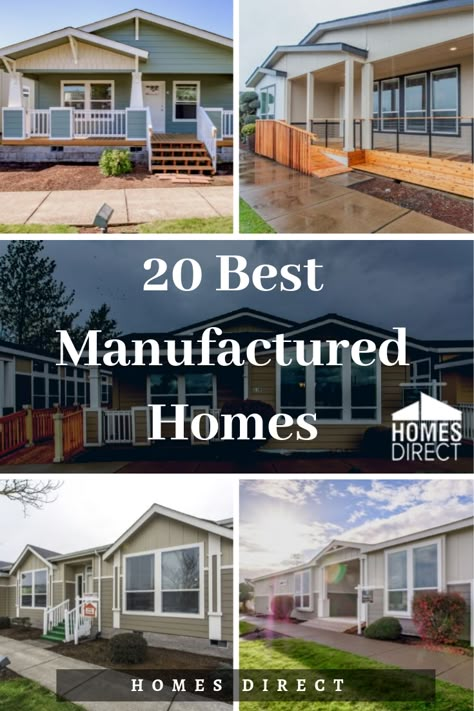 Decorating Manufactured Homes, Make Mobile Home Look Like House, Mobile Homes That Look Like Houses, Manufactured Homes With Porches, Porches On Modular Homes, How To Make A Manufactured Home Look Like A House, Manufactured Homes Farmhouse, Modular Home Outside Remodel, How To Make A Mobile Home Look Like A House