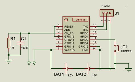 Schaltplan WLAN-Wassermelder mit ESP-07 Arduino Bluetooth, Esp8266 Arduino, Internet Of Things, Raspberry Pi, Arduino, Caravan, Programming, Raspberry, Computer