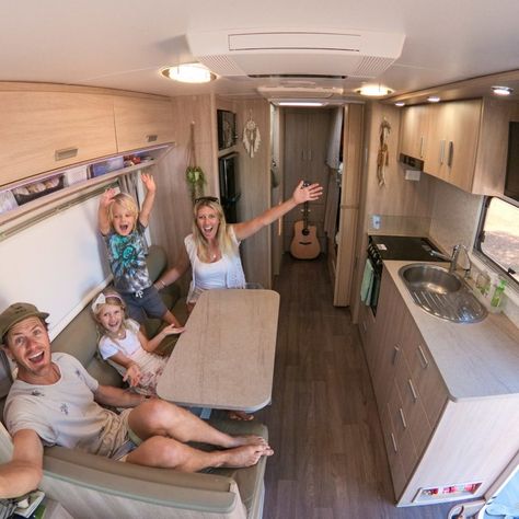 Caravan tips, thing-a-me-bits and hoosie-whats Caravan Set Up Ideas, Caravan Storage Ideas Australia, Jayco Caravan Hacks, Caravan Awning Interior Ideas, Van Life With Kids, Caravan Awning Interior, Caravan Styling, Caravan Bunks, Family Caravan