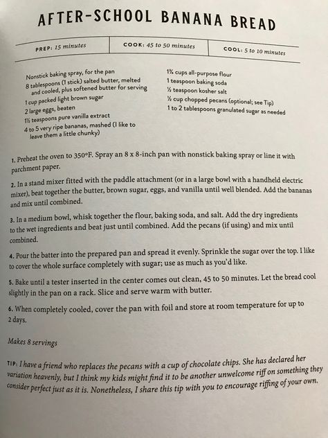 Banana Bread Joanna Gaines, Banana Bread Magnolia Table, Magnolia Table Banana Bread, Magnolia Banana Bread Recipe, Magnolia Banana Bread, Joanna Gaines Banana Bread Recipe, Joanna Gaines Farmhouse Kitchen Table, Jo Anna Gaines Recipes, Joanna Gaines Muffins