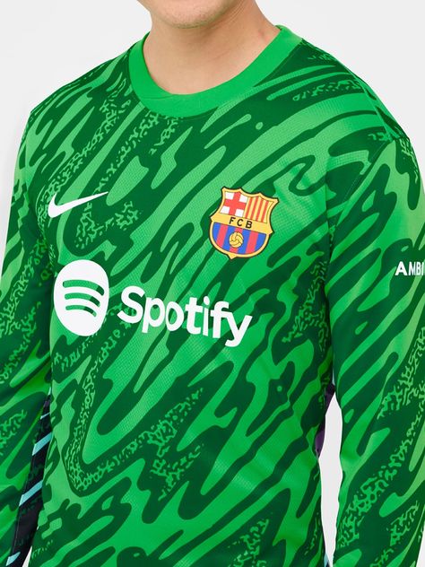 Barcelona Kit, Home, Away, Third and Goalkeeper Kit 5 Barcelona Third Kit, Barcelona Kit, Goalkeeper Kits, Barcelona Team, Kit Home, Football Kits, Fifa World Cup, Football Fans, Fc Barcelona