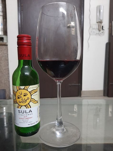 Sula red wine Red Wine Snap, Sula Wine Nashik, Wine Bottle Snap, Wine Snap, Sula Wines, Vlog Aesthetic Background, Sula Vineyards, Wine Pics, Vlog Aesthetic