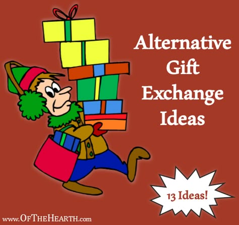 Looking for unique ways to exchange gifts with your family this Christmas? Consider these ideas for alternative gift exchanges. Gift Exchange Ideas, Family Gift Exchange, Christmas Gift Exchange Games, Holiday Gift Exchange, Gift Exchange Games, Christmas Gift Exchange, Alternative Gifts, Christmas Party Games, Holiday Christmas Gifts