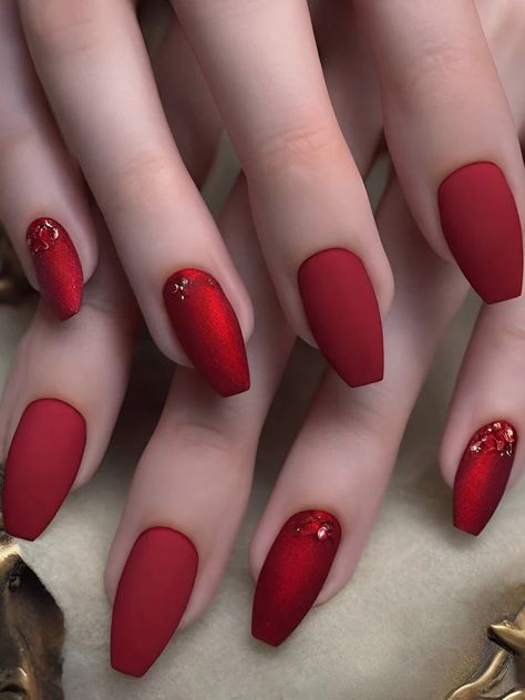 Candy Apple Red Nails | ND Nails Supply Candy Apple Red Nails Acrylic, Candy Apple Red Nails, Apple Red Nails, Apple Nail Art, Ombre Acrylic, Silver Nail Designs, Bright Red Nails, Red Manicure, Red Christmas Nails