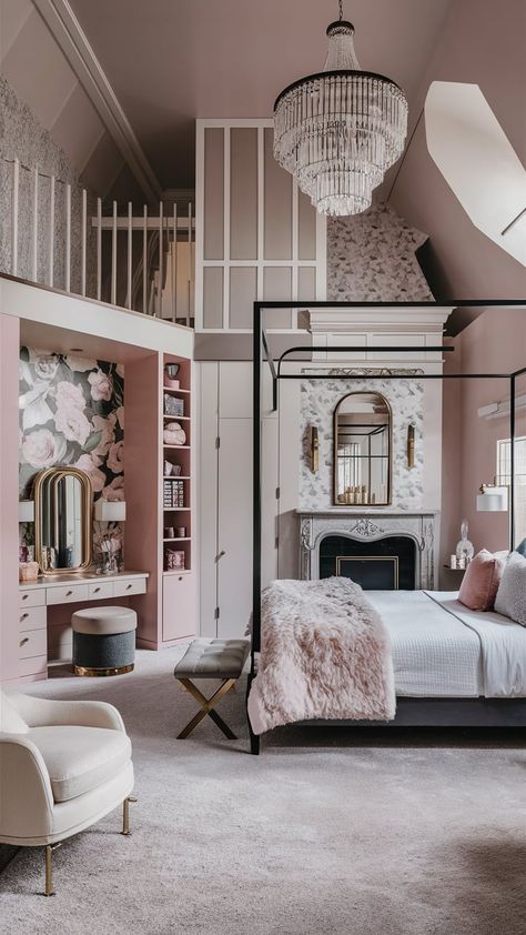 Bedroom Decor Ideas for Women Small Bedroom With Sofa, Bedroom With Sofa Ideas, Bedroom With Sofa, Lux Bedroom, Rich Girl Bedroom, Goth Room, Target Area, Colorado House, Luxe Bedroom