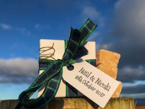 Scottish Tablet Wedding, Party and Corporate Favours Scottish Tablet Wedding Favours, Scottish Wedding Favours, Wedding Scottish, Scottish Tablet, Favours Ideas, Homemade Wedding Favors, Keys Wedding, Making Space, Scottish Wedding