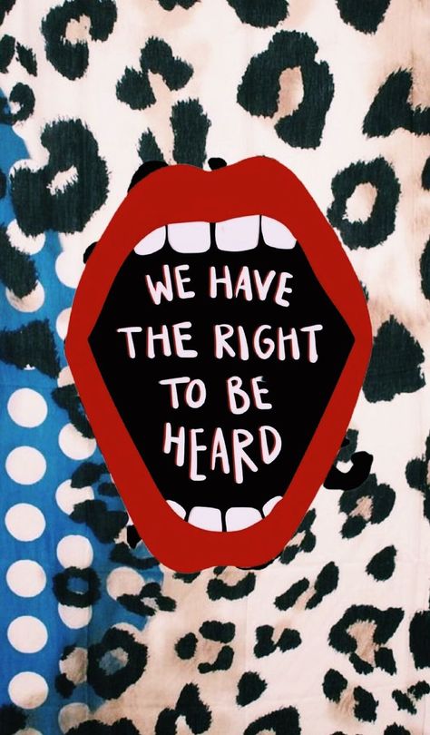 We have a right to be heard in this world. And we will | #girlboss #inspirationalquotes #motivationalquotes Quotes Iphone Wallpaper, Collage Des Photos, Graphisches Design, Quote Iphone, Wallpaper Iphone Quotes, Trendy Quotes, Wallpaper Collection, 로고 디자인, The Words