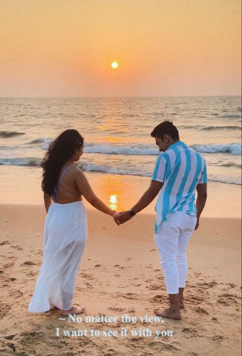 Sunset Date Quotes, Romantic Love Picture Captions, Romantic Beach Quotes, Beach Poses For Couples Selfies, Sunset And Love Quotes, Couple Photo Captions Love, Couple Holding Hands Caption, Insta Captions For Couple Pics, Beach Couple Captions For Instagram