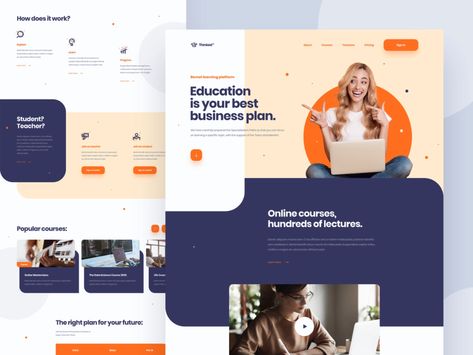 Website Course, Webpage Layout, Online Course Design, Web Design Websites, Directory Design, Website Design Layout, Instructional Design, Design Jobs, Web Layout