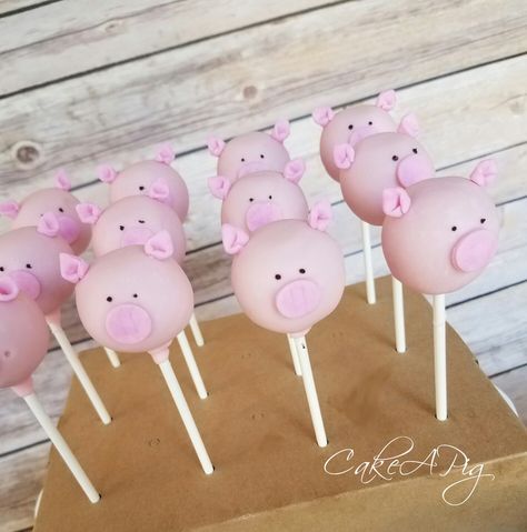 First Birthday Pig Theme, Pig First Birthday Girl, Pig Dessert Ideas, Pig Baby Shower Theme, Pig First Birthday, Baby Shower Food Lunch, Pig Themed Birthday Party, Pig Party Ideas, Piggy Birthday Party