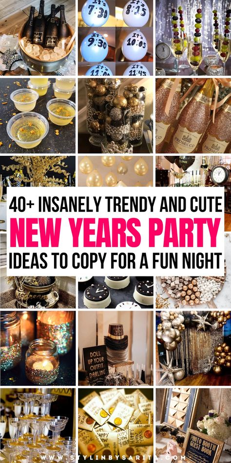 new years eve party ideas New Years Eve Party Snacks, New Years Eve Party With Kids, New Year Party Activities, New Year’s Party Snacks, Glitz And Glam Party Food, New Years Craft Ideas, New Year Party Ideas At Home Decor, New Years Eve Home Party, New Years Eve Party Ideas For Teens